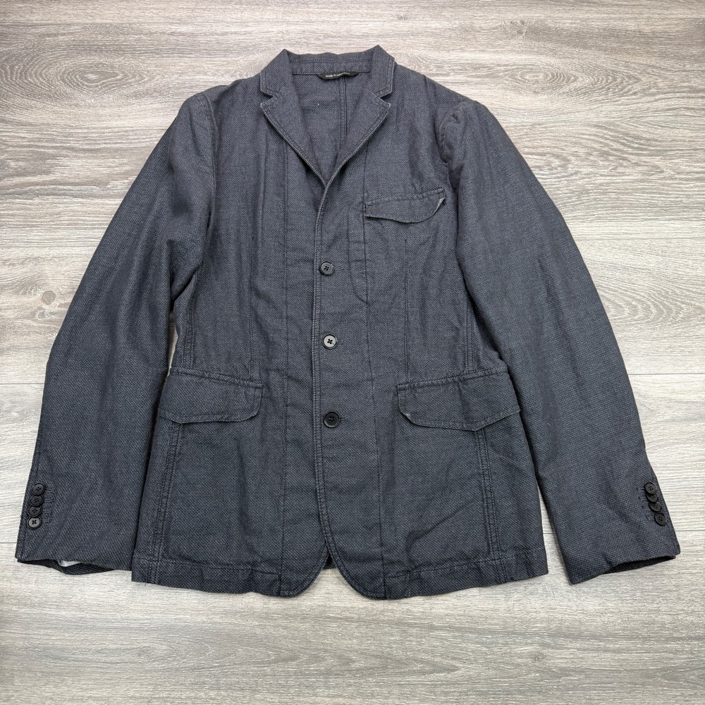 Banana Republic Blazer Mens 38R Gray Tailored Slim Fit Unconstructed Sport Coat